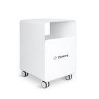 Zemits ElleCart Pro professional aesthetic device stand and storage trolley with metal frame and wooden shelf