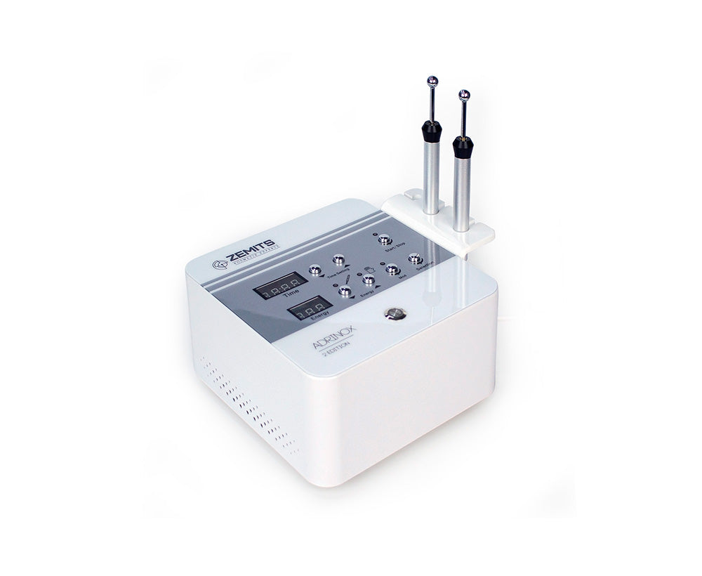 Zemits Adrinox 2.0 professional microcurrent therapy device with facial probes