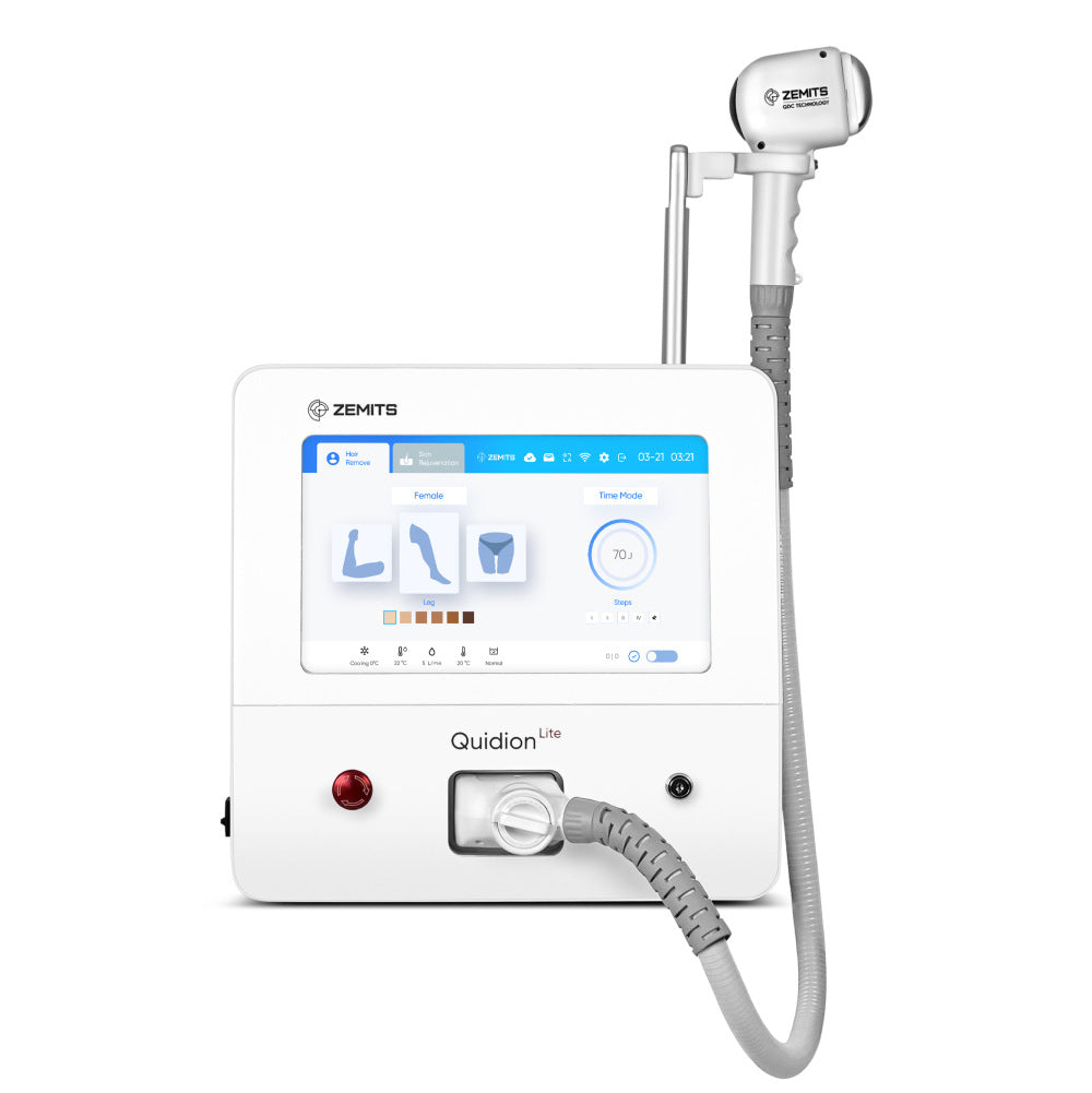 Zemits Quidion Lite compact laser hair removal device front view