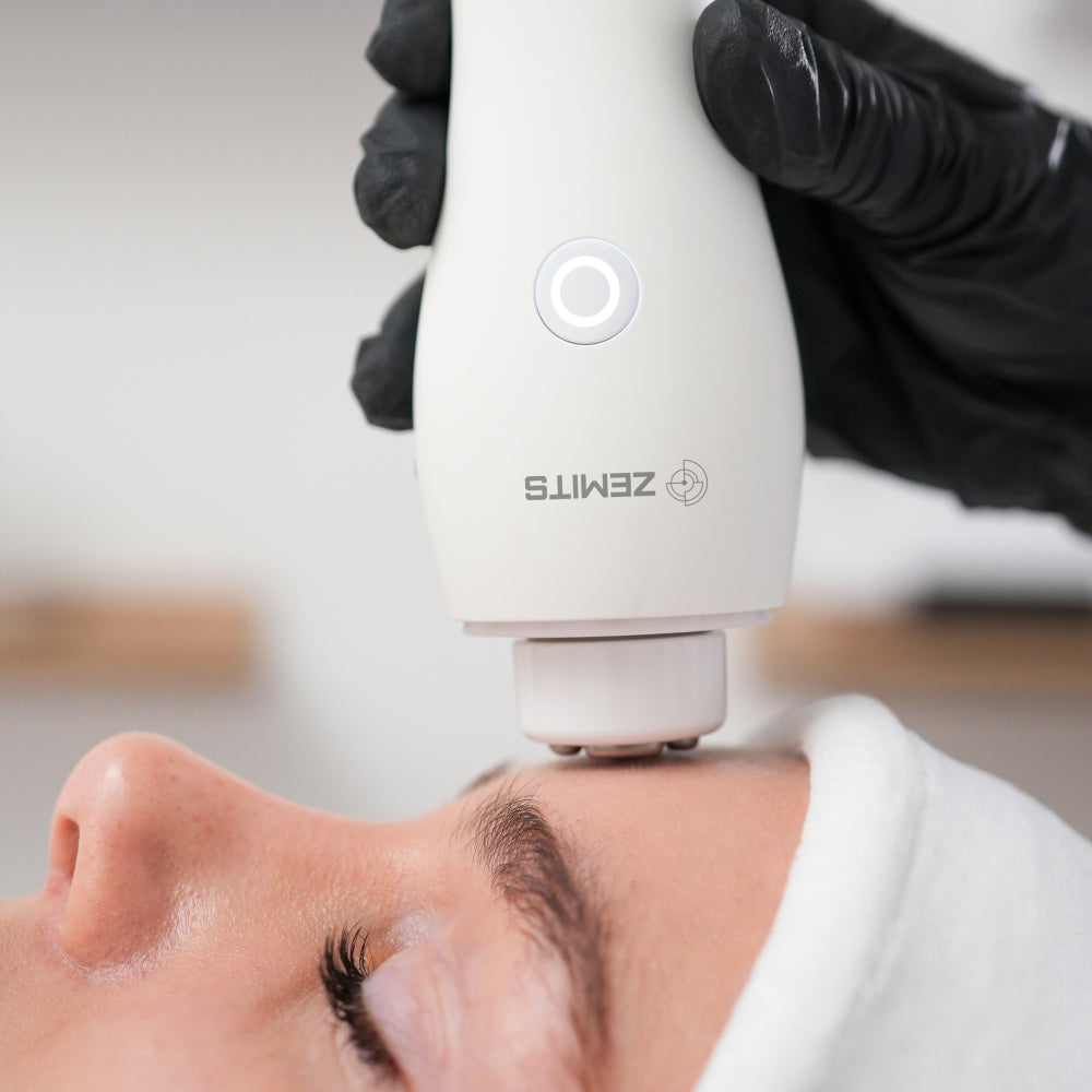 RF LED skin tightening treatment with Zemits RadiSpin